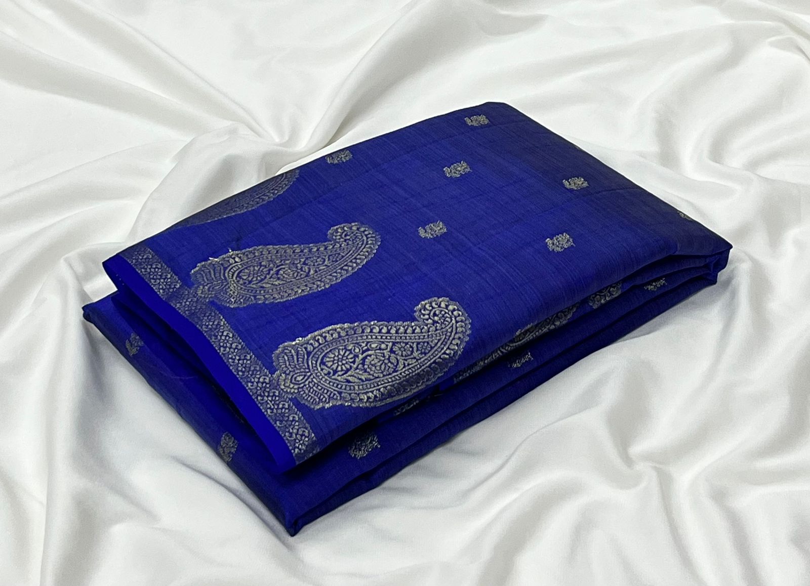 Tussar Silk Saree with Heavy Zari Border and Chit Pallu Cotton Saree